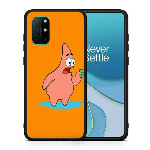 Θήκη Αγίου Βαλεντίνου OnePlus 8T No Money 1 από τη Smartfits με σχέδιο στο πίσω μέρος και μαύρο περίβλημα | OnePlus 8T No Money 1 case with colorful back and black bezels
