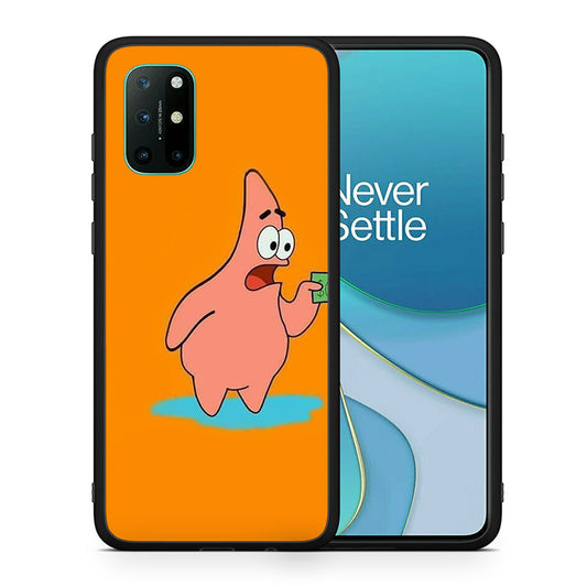 Θήκη Αγίου Βαλεντίνου OnePlus 8T No Money 1 από τη Smartfits με σχέδιο στο πίσω μέρος και μαύρο περίβλημα | OnePlus 8T No Money 1 case with colorful back and black bezels