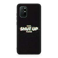 Thumbnail for OnePlus 8T OMG ShutUp θήκη από τη Smartfits με σχέδιο στο πίσω μέρος και μαύρο περίβλημα | Smartphone case with colorful back and black bezels by Smartfits