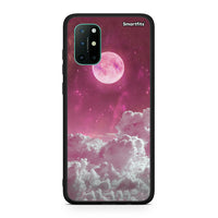 Thumbnail for OnePlus 8T Pink Moon Θήκη από τη Smartfits με σχέδιο στο πίσω μέρος και μαύρο περίβλημα | Smartphone case with colorful back and black bezels by Smartfits