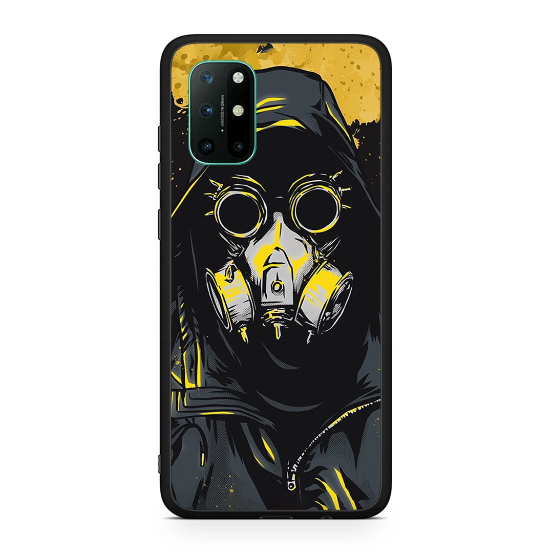 OnePlus 8T Mask PopArt θήκη από τη Smartfits με σχέδιο στο πίσω μέρος και μαύρο περίβλημα | Smartphone case with colorful back and black bezels by Smartfits