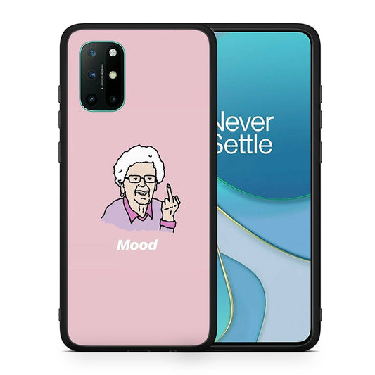Θήκη OnePlus 8T Mood PopArt από τη Smartfits με σχέδιο στο πίσω μέρος και μαύρο περίβλημα | OnePlus 8T Mood PopArt case with colorful back and black bezels