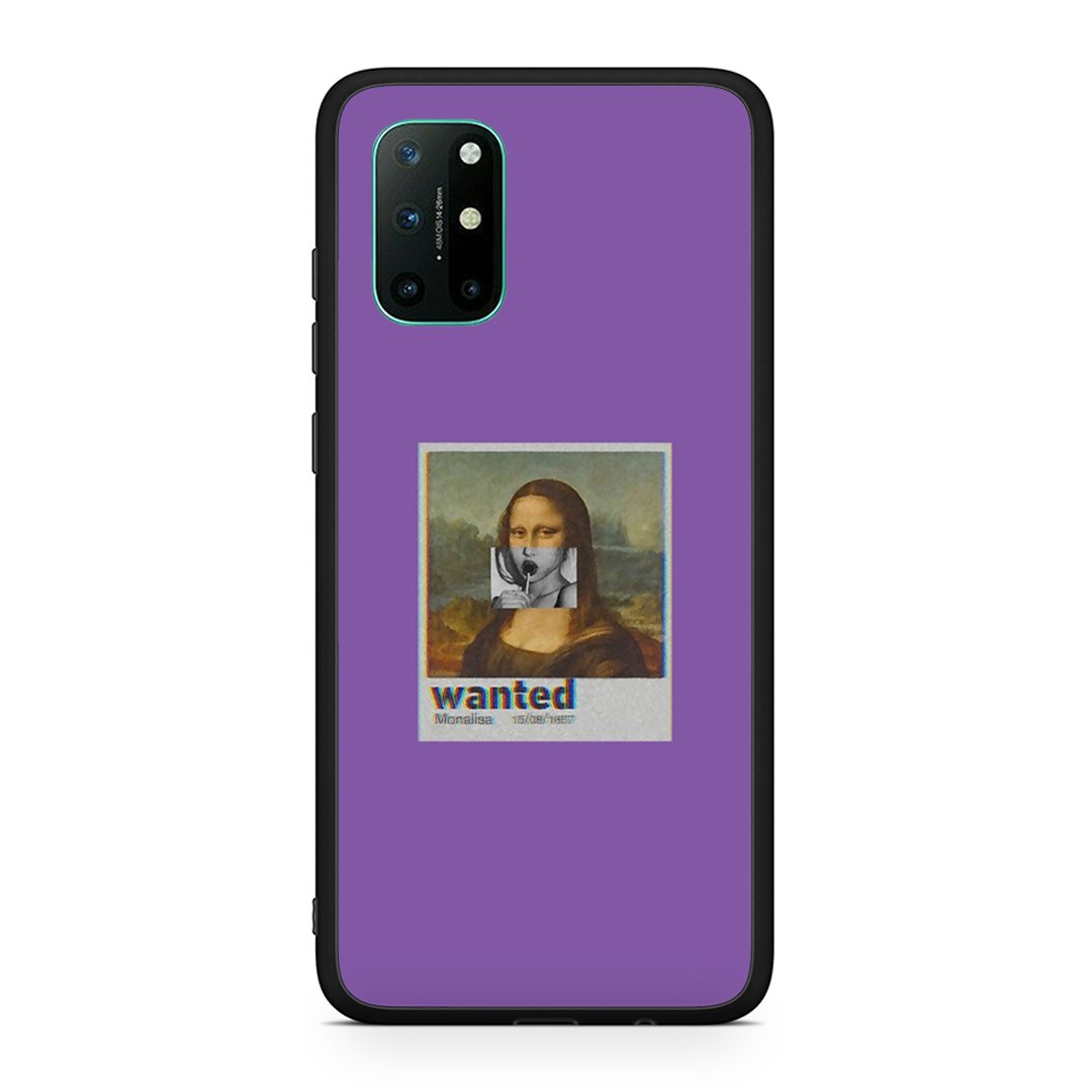 OnePlus 8T Monalisa Popart θήκη από τη Smartfits με σχέδιο στο πίσω μέρος και μαύρο περίβλημα | Smartphone case with colorful back and black bezels by Smartfits