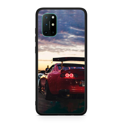 OnePlus 8T Racing Supra θήκη από τη Smartfits με σχέδιο στο πίσω μέρος και μαύρο περίβλημα | Smartphone case with colorful back and black bezels by Smartfits