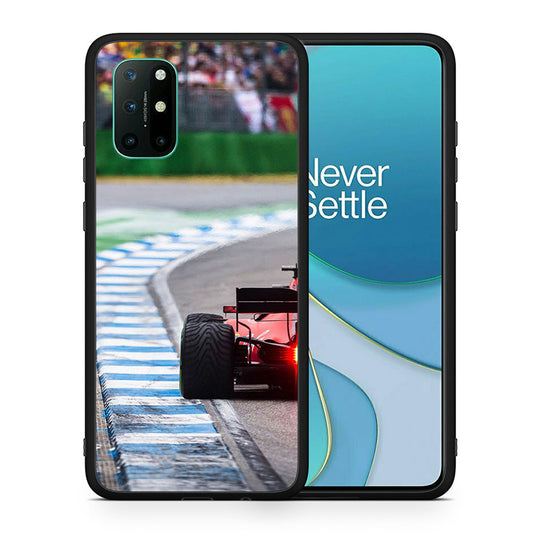 Θήκη OnePlus 8T Racing Vibes από τη Smartfits με σχέδιο στο πίσω μέρος και μαύρο περίβλημα | OnePlus 8T Racing Vibes case with colorful back and black bezels