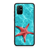 Thumbnail for OnePlus 8T Red Starfish Θήκη από τη Smartfits με σχέδιο στο πίσω μέρος και μαύρο περίβλημα | Smartphone case with colorful back and black bezels by Smartfits