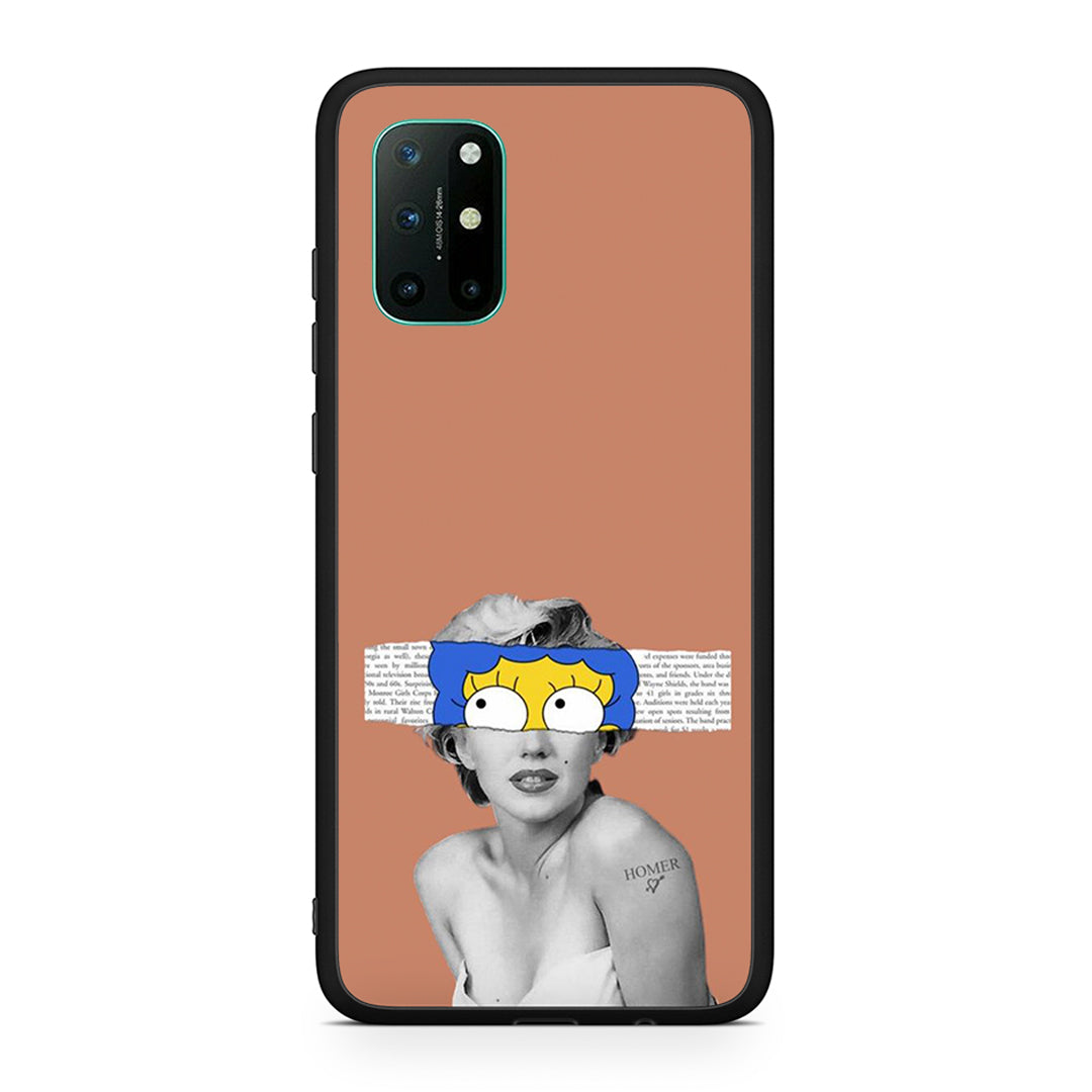 OnePlus 8T Sim Merilyn θήκη από τη Smartfits με σχέδιο στο πίσω μέρος και μαύρο περίβλημα | Smartphone case with colorful back and black bezels by Smartfits