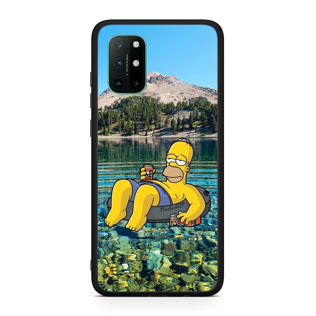 OnePlus 8T Summer Happiness Θήκη από τη Smartfits με σχέδιο στο πίσω μέρος και μαύρο περίβλημα | Smartphone case with colorful back and black bezels by Smartfits