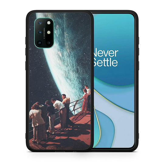 Θήκη OnePlus 8T Surreal View από τη Smartfits με σχέδιο στο πίσω μέρος και μαύρο περίβλημα | OnePlus 8T Surreal View case with colorful back and black bezels