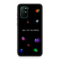 Thumbnail for OnePlus 8T AFK Text θήκη από τη Smartfits με σχέδιο στο πίσω μέρος και μαύρο περίβλημα | Smartphone case with colorful back and black bezels by Smartfits