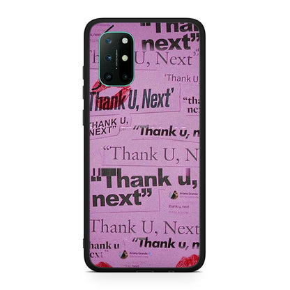 OnePlus 8T Thank You Next Θήκη Αγίου Βαλεντίνου από τη Smartfits με σχέδιο στο πίσω μέρος και μαύρο περίβλημα | Smartphone case with colorful back and black bezels by Smartfits