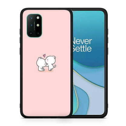 Θήκη OnePlus 8T Love Valentine από τη Smartfits με σχέδιο στο πίσω μέρος και μαύρο περίβλημα | OnePlus 8T Love Valentine case with colorful back and black bezels