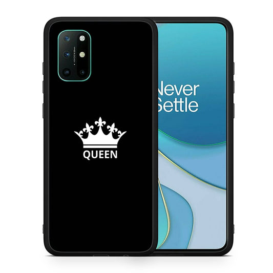 Θήκη OnePlus 8T Queen Valentine από τη Smartfits με σχέδιο στο πίσω μέρος και μαύρο περίβλημα | OnePlus 8T Queen Valentine case with colorful back and black bezels