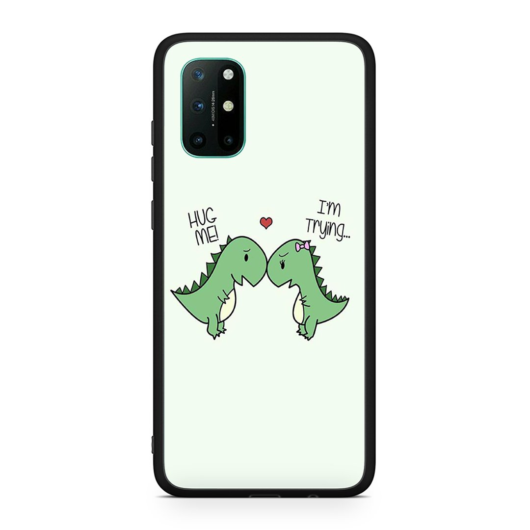 OnePlus 8T Rex Valentine θήκη από τη Smartfits με σχέδιο στο πίσω μέρος και μαύρο περίβλημα | Smartphone case with colorful back and black bezels by Smartfits