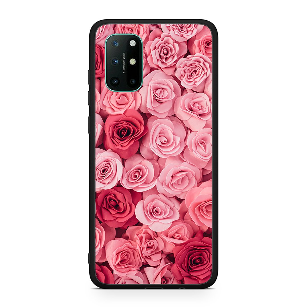 OnePlus 8T RoseGarden Valentine θήκη από τη Smartfits με σχέδιο στο πίσω μέρος και μαύρο περίβλημα | Smartphone case with colorful back and black bezels by Smartfits