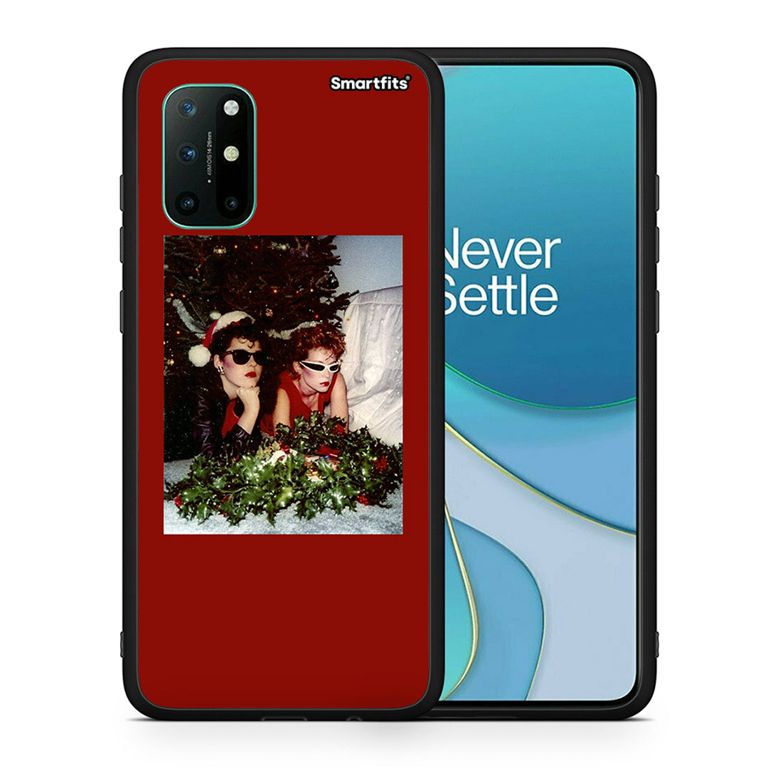 Θήκη OnePlus 8T Waiting For Xmas από τη Smartfits με σχέδιο στο πίσω μέρος και μαύρο περίβλημα | OnePlus 8T Waiting For Xmas case with colorful back and black bezels