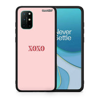 Thumbnail for Θήκη OnePlus 8T XOXO Love από τη Smartfits με σχέδιο στο πίσω μέρος και μαύρο περίβλημα | OnePlus 8T XOXO Love case with colorful back and black bezels