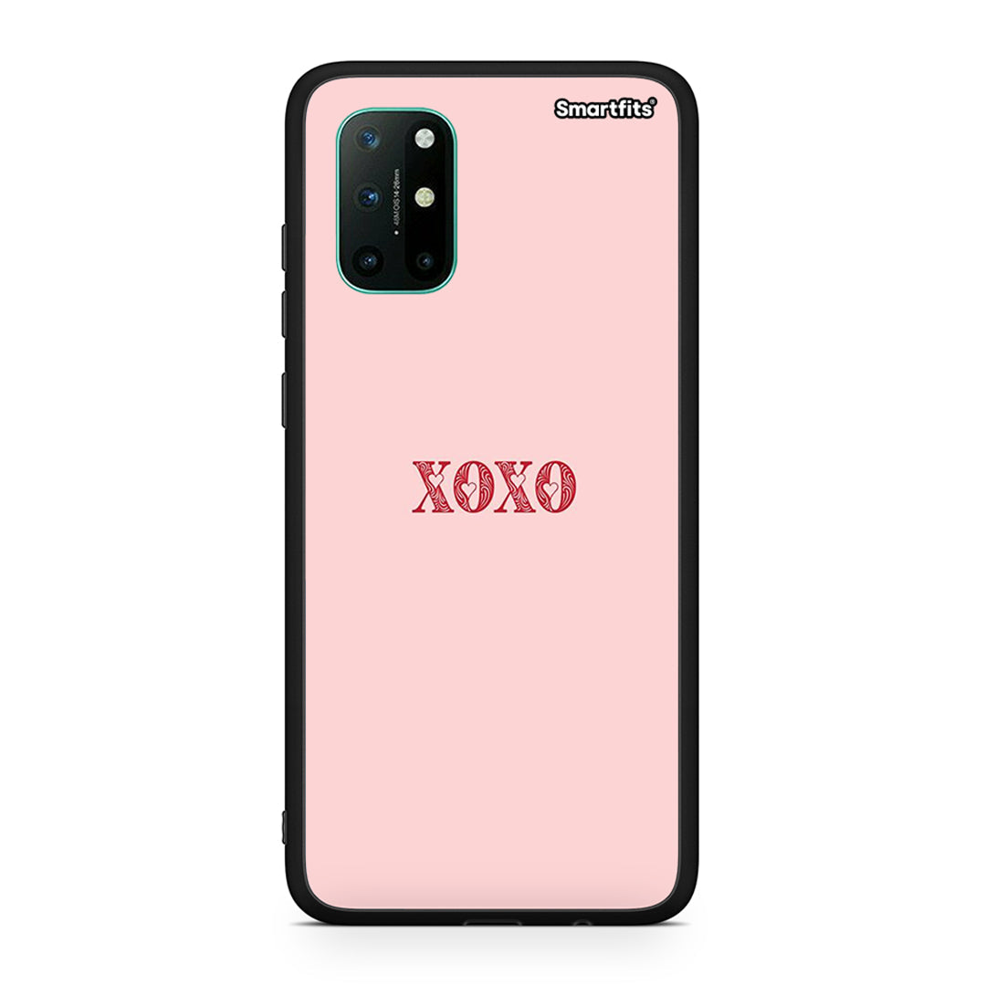 OnePlus 8T XOXO Love θήκη από τη Smartfits με σχέδιο στο πίσω μέρος και μαύρο περίβλημα | Smartphone case with colorful back and black bezels by Smartfits