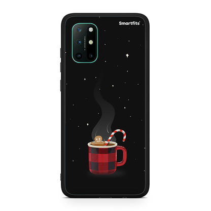 OnePlus 8T Xmas Bathing θήκη από τη Smartfits με σχέδιο στο πίσω μέρος και μαύρο περίβλημα | Smartphone case with colorful back and black bezels by Smartfits