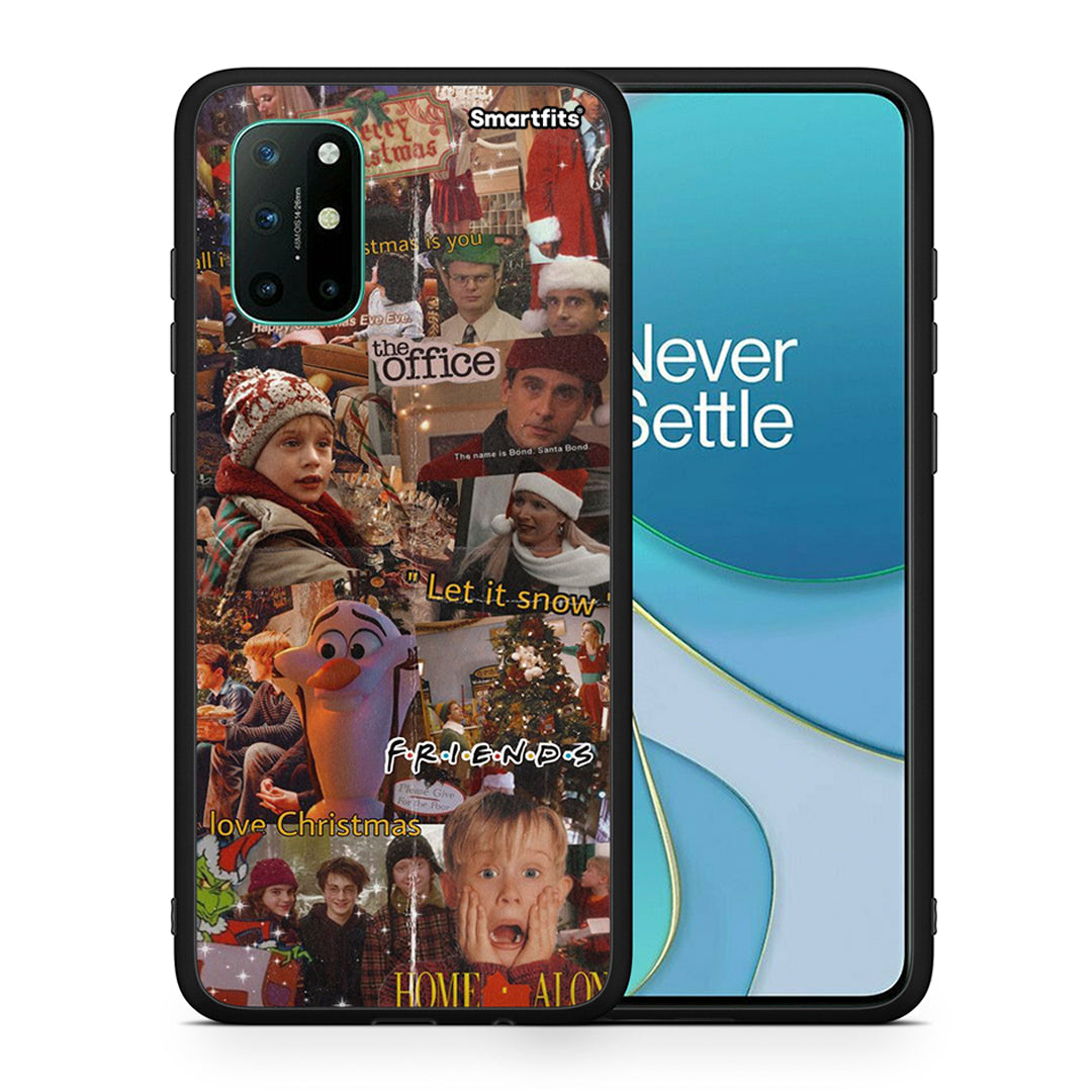 Θήκη OnePlus 8T Xmas Wishes από τη Smartfits με σχέδιο στο πίσω μέρος και μαύρο περίβλημα | OnePlus 8T Xmas Wishes case with colorful back and black bezels