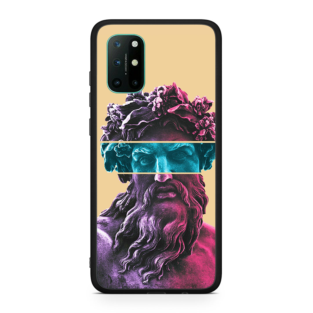 OnePlus 8T Zeus Art Θήκη Αγίου Βαλεντίνου από τη Smartfits με σχέδιο στο πίσω μέρος και μαύρο περίβλημα | Smartphone case with colorful back and black bezels by Smartfits