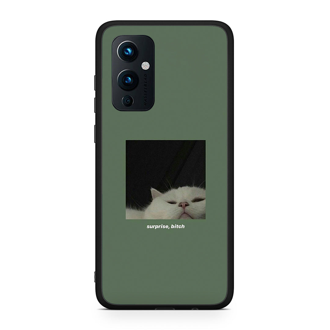 OnePlus 9 Bitch Surprise θήκη από τη Smartfits με σχέδιο στο πίσω μέρος και μαύρο περίβλημα | Smartphone case with colorful back and black bezels by Smartfits