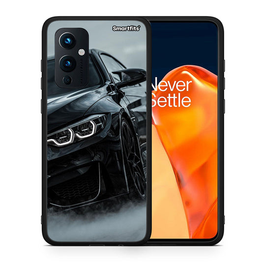 Θήκη OnePlus 9 Black BMW από τη Smartfits με σχέδιο στο πίσω μέρος και μαύρο περίβλημα | OnePlus 9 Black BMW case with colorful back and black bezels