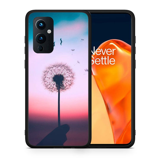 Θήκη OnePlus 9 Wish Boho από τη Smartfits με σχέδιο στο πίσω μέρος και μαύρο περίβλημα | OnePlus 9 Wish Boho case with colorful back and black bezels