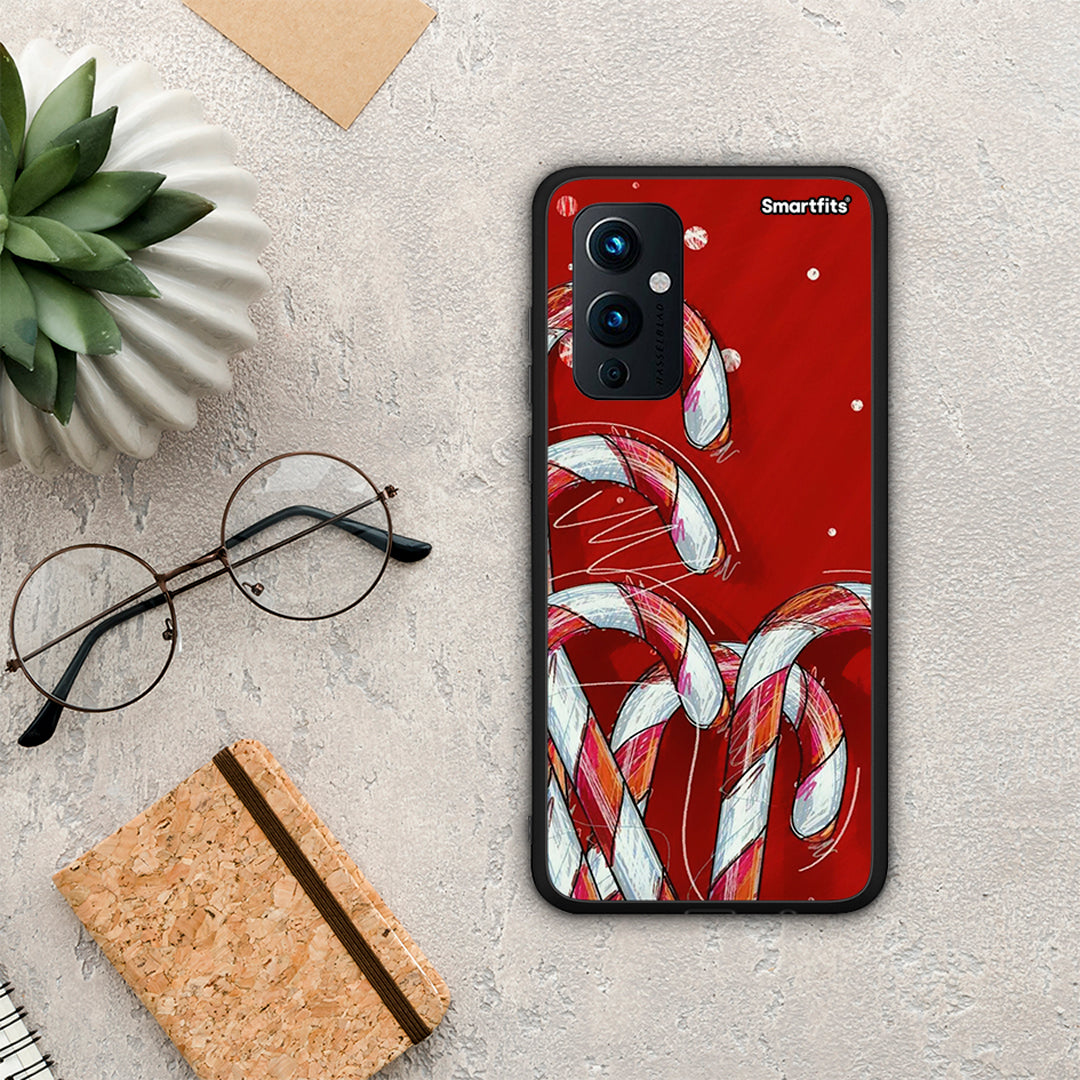 Candy Cane - OnePlus 9 θήκη