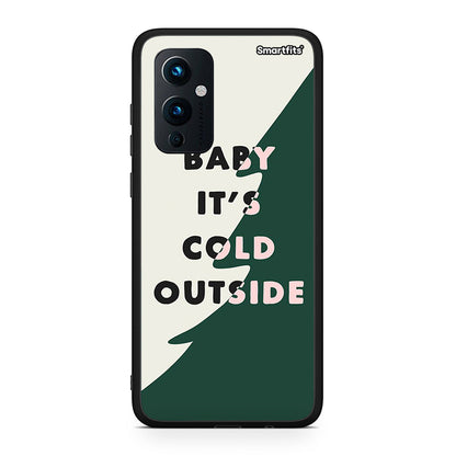 OnePlus 9 Cold Outside θήκη από τη Smartfits με σχέδιο στο πίσω μέρος και μαύρο περίβλημα | Smartphone case with colorful back and black bezels by Smartfits