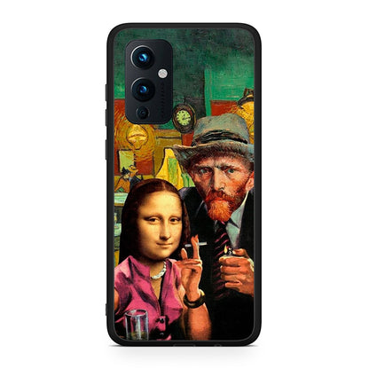 OnePlus 9 Funny Art θήκη από τη Smartfits με σχέδιο στο πίσω μέρος και μαύρο περίβλημα | Smartphone case with colorful back and black bezels by Smartfits