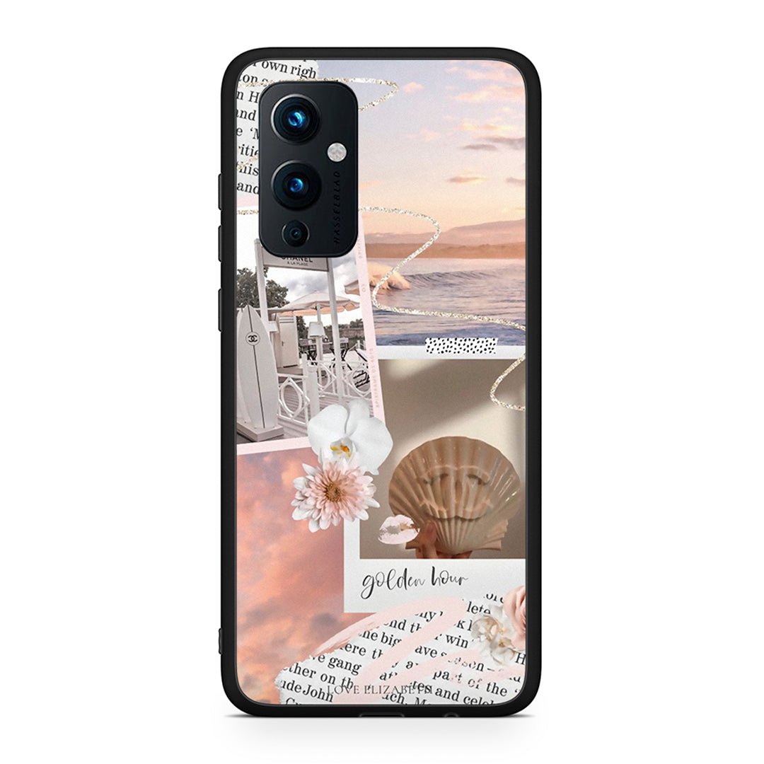 OnePlus 9 Golden Hour Θήκη Αγίου Βαλεντίνου από τη Smartfits με σχέδιο στο πίσω μέρος και μαύρο περίβλημα | Smartphone case with colorful back and black bezels by Smartfits