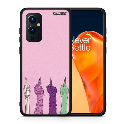 Θήκη OnePlus 9 Halloween Be A Lady από τη Smartfits με σχέδιο στο πίσω μέρος και μαύρο περίβλημα | OnePlus 9 Halloween Be A Lady case with colorful back and black bezels