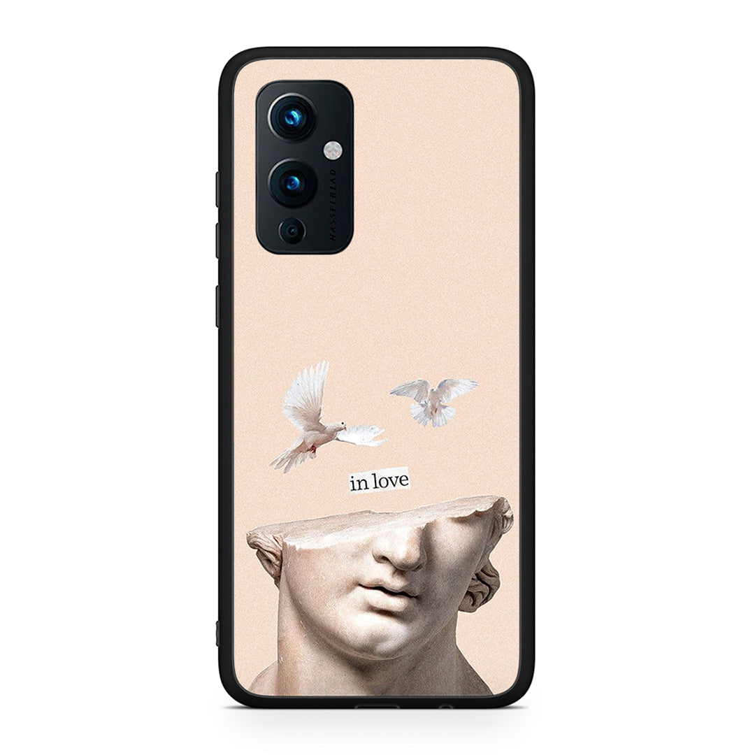 OnePlus 9 In Love θήκη από τη Smartfits με σχέδιο στο πίσω μέρος και μαύρο περίβλημα | Smartphone case with colorful back and black bezels by Smartfits