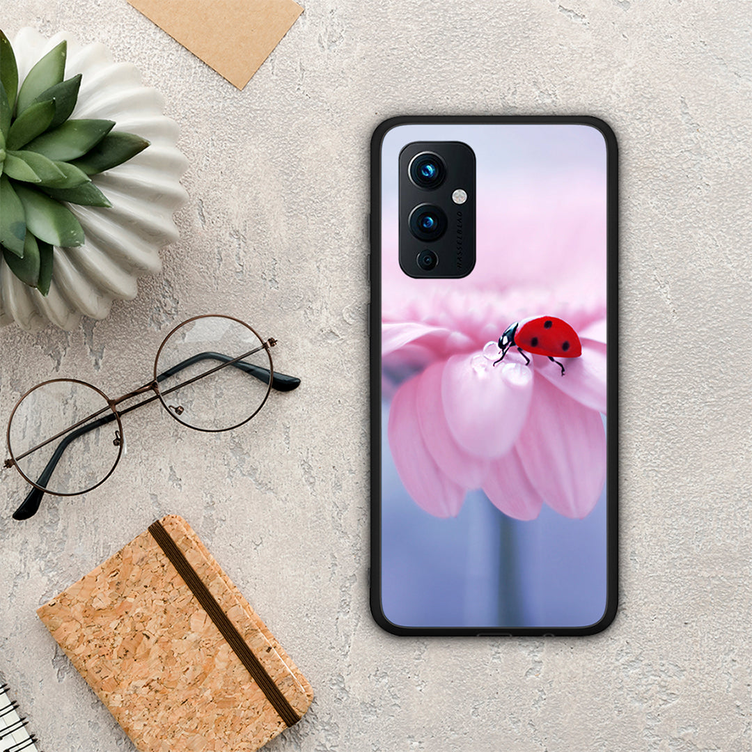 Ladybug Flower - OnePlus 9 θήκη