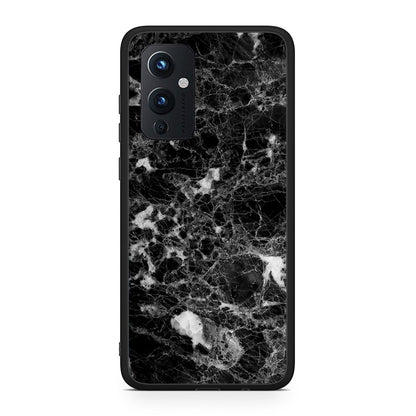 OnePlus 9 Male marble θήκη από τη Smartfits με σχέδιο στο πίσω μέρος και μαύρο περίβλημα | Smartphone case with colorful back and black bezels by Smartfits