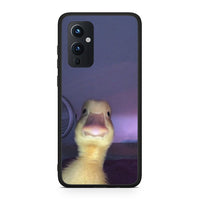 Thumbnail for OnePlus 9 Meme Duck θήκη από τη Smartfits με σχέδιο στο πίσω μέρος και μαύρο περίβλημα | Smartphone case with colorful back and black bezels by Smartfits