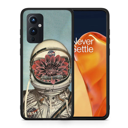 Θήκη OnePlus 9 Nasa Bloom από τη Smartfits με σχέδιο στο πίσω μέρος και μαύρο περίβλημα | OnePlus 9 Nasa Bloom case with colorful back and black bezels