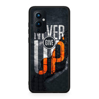 Thumbnail for OnePlus 9 Never Give Up Θήκη Αγίου Βαλεντίνου από τη Smartfits με σχέδιο στο πίσω μέρος και μαύρο περίβλημα | Smartphone case with colorful back and black bezels by Smartfits