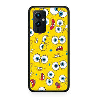 Thumbnail for OnePlus 9 Sponge PopArt θήκη από τη Smartfits με σχέδιο στο πίσω μέρος και μαύρο περίβλημα | Smartphone case with colorful back and black bezels by Smartfits