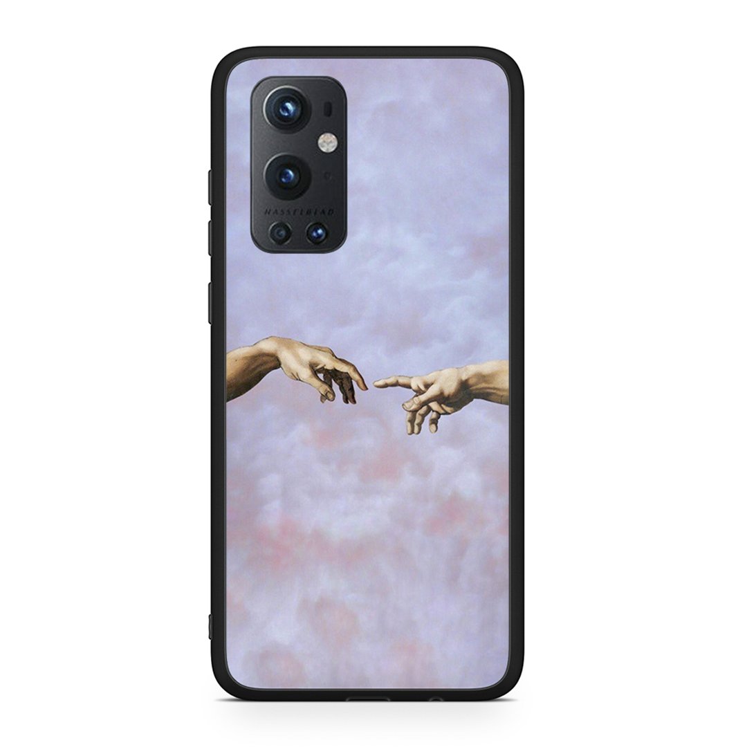 OnePlus 9 Pro Adam Hand θήκη από τη Smartfits με σχέδιο στο πίσω μέρος και μαύρο περίβλημα | Smartphone case with colorful back and black bezels by Smartfits