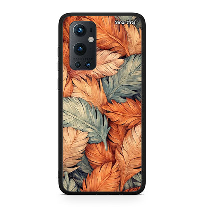 OnePlus 9 Pro Autumn Leaves Θήκη από τη Smartfits με σχέδιο στο πίσω μέρος και μαύρο περίβλημα | Smartphone case with colorful back and black bezels by Smartfits