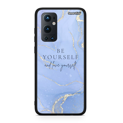OnePlus 9 Pro Be Yourself θήκη από τη Smartfits με σχέδιο στο πίσω μέρος και μαύρο περίβλημα | Smartphone case with colorful back and black bezels by Smartfits