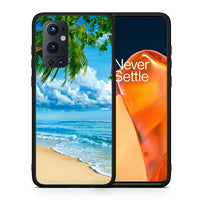 Thumbnail for Θήκη OnePlus 9 Pro Beautiful Beach από τη Smartfits με σχέδιο στο πίσω μέρος και μαύρο περίβλημα | OnePlus 9 Pro Beautiful Beach case with colorful back and black bezels