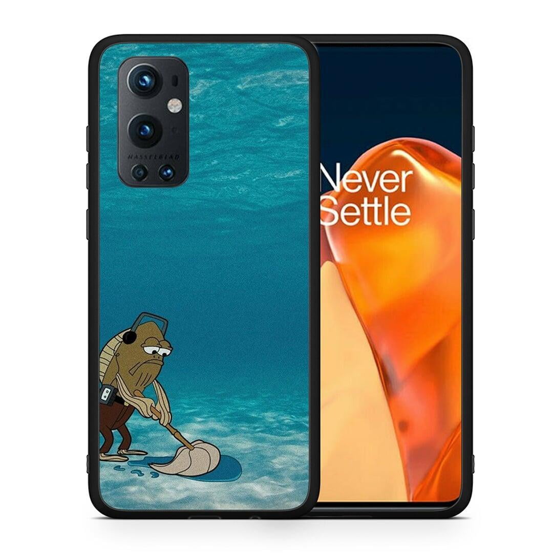 Θήκη OnePlus 9 Pro Clean The Ocean από τη Smartfits με σχέδιο στο πίσω μέρος και μαύρο περίβλημα | OnePlus 9 Pro Clean The Ocean case with colorful back and black bezels