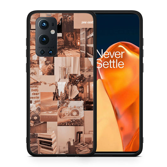 Θήκη Αγίου Βαλεντίνου OnePlus 9 Pro Collage You Can από τη Smartfits με σχέδιο στο πίσω μέρος και μαύρο περίβλημα | OnePlus 9 Pro Collage You Can case with colorful back and black bezels