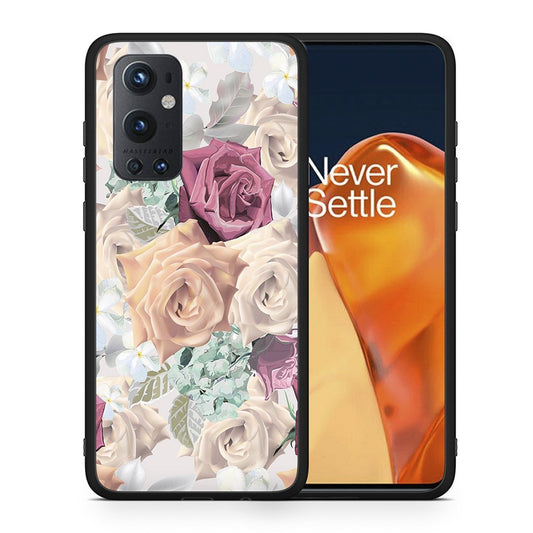 Θήκη OnePlus 9 Pro Bouquet Floral από τη Smartfits με σχέδιο στο πίσω μέρος και μαύρο περίβλημα | OnePlus 9 Pro Bouquet Floral case with colorful back and black bezels