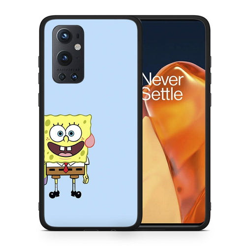 Θήκη OnePlus 9 Pro Friends Bob από τη Smartfits με σχέδιο στο πίσω μέρος και μαύρο περίβλημα | OnePlus 9 Pro Friends Bob case with colorful back and black bezels