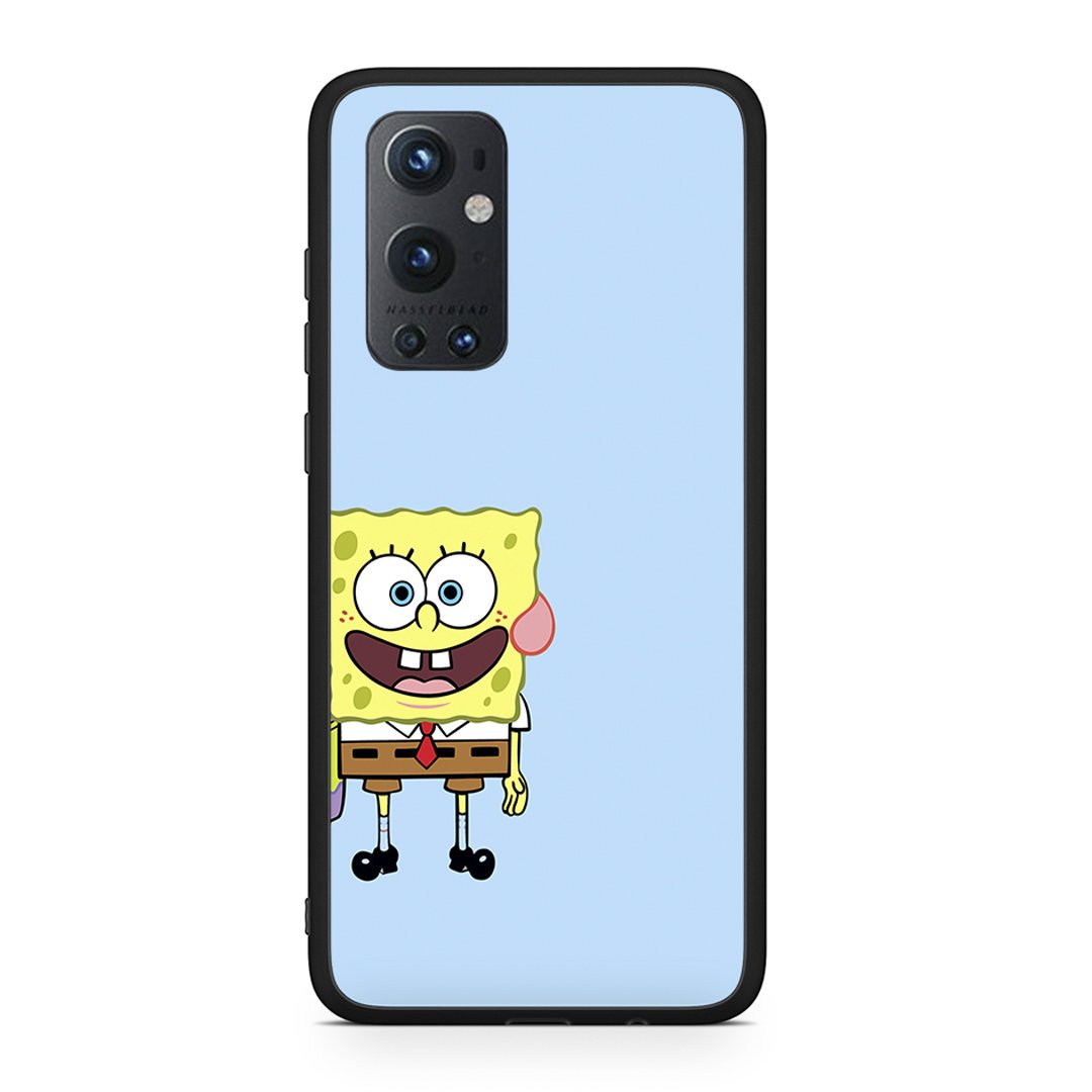 OnePlus 9 Pro Friends Bob θήκη από τη Smartfits με σχέδιο στο πίσω μέρος και μαύρο περίβλημα | Smartphone case with colorful back and black bezels by Smartfits
