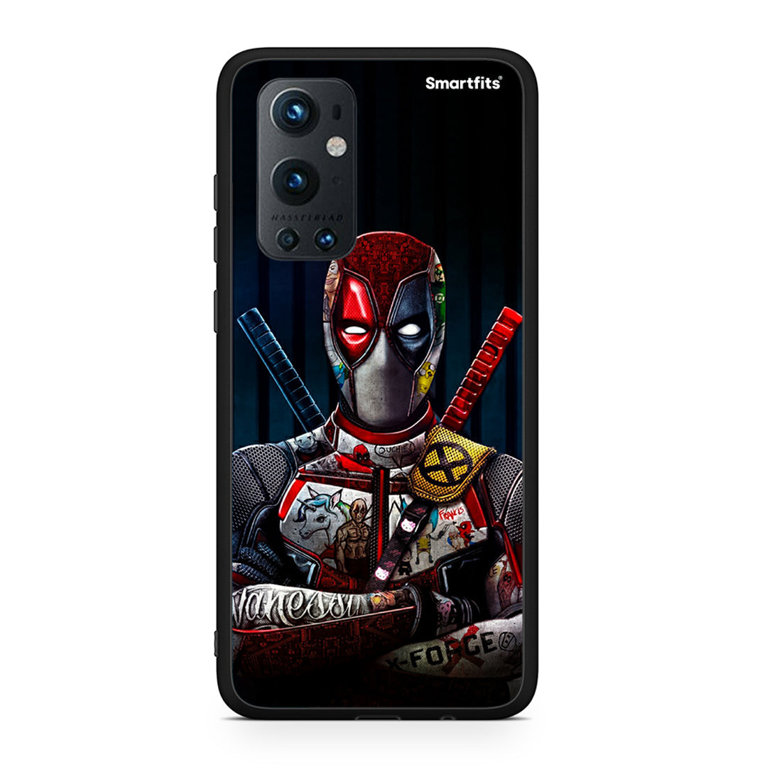OnePlus 9 Pro Funny Guy θήκη από τη Smartfits με σχέδιο στο πίσω μέρος και μαύρο περίβλημα | Smartphone case with colorful back and black bezels by Smartfits